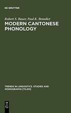 Modern Cantonese Phonology