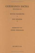 Die Bistümer der Kirchenprovinz Magdeburg: Das Bistum Naumburg 1,1: Die Diözese