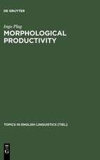 Morphological Productivity: Structural Constraints in English Derivation