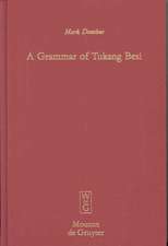 A Grammar of Tukang Besi