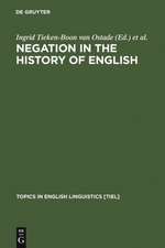 Negation in the History of English