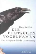 Die deutschen Vogelnamen: Eine wortgeschichtliche Untersuchung