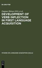 Development of Verb Inflection in First Language Acquisition: A Cross-Linguistic Perspective