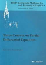 Three Courses on Partial Differential Equations