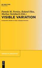 Visible Variation: Comparative Studies on Sign Language Structure