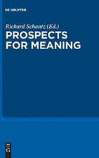 Prospects for Meaning