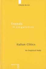 Italian Clitics: An Empirical Study