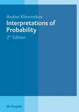 Interpretations of Probability