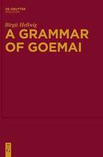 A Grammar of Goemai