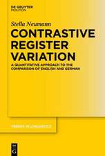 Contrastive Register Variation: A Quantitative Approach to the Comparison of English and German