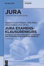 JURA Examensklausurenkurs: Zivilrecht, Öffentliches Recht, Strafrecht und ausgewählte Schwerpunktbereiche