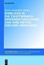 Einblicke in die Zweitspracherwerbsforschung und ihre methodischen Verfahren