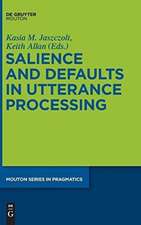 Salience and Defaults in Utterance Processing