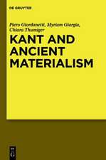 Kant and Ancient Materialism