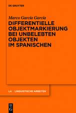 Differentielle Objektmarkierung bei unbelebten Objekten im Spanischen