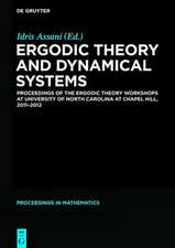 Ergodic Theory and Dynamical Systems: Proceedings of the Ergodic Theory Workshops at University of North Carolina at Chapel Hill, 2011-2012