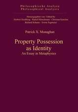 Property Possession as Identity: An Essay in Metaphysics