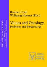 Values and Ontology: Problems and Perspectives