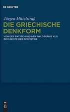 Die griechische Denkform