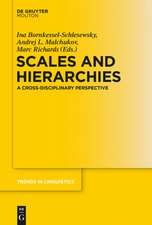 Scales and Hierarchies: A Cross-Disciplinary Perspective