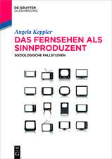 Das Fernsehen als Sinnproduzent: Soziologische Fallstudien