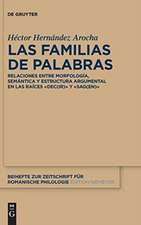 Las familias de palabras: Relaciones entre morfología, semántica y estructura argumental en las raíces «dec(ir)» y «sag(en)»