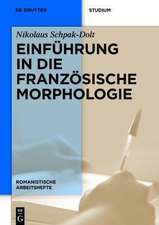 Einführung in die französische Morphologie