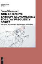 Non-Extensive Entropy Econometrics for Low Frequency Series