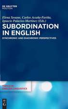 Subordination in English