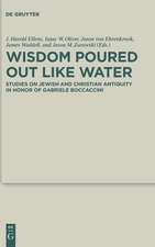 Wisdom Poured Out Like Water