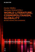 World Literature, Cosmopolitanism, Globality