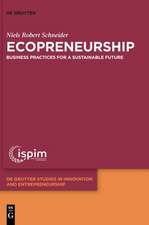 Ecopreneurship