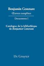 Catalogue de la bibliothèque de Benjamin Constant