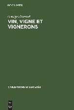 Vin, vigne et vignerons