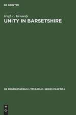 Unity in Barsetshire