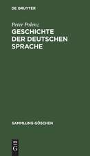 Geschichte der deutschen Sprache