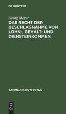 Das Recht der Beschlagnahme von Lohn-, Gehalt- und Diensteinkommen: auf Grundlage des Reichsgesetzes vom 21. Juni 1869, der Verordnung über Lohnpfändung vom 25. Juni 1919 nebst Abänderungen und der Zivilprozeßordnung