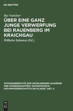 Über eine ganz junge Verwerfung bei Rauenberg im Kraichgau