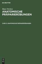 Anatomische Präparierübungen: 2. Curs