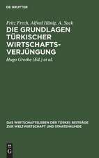 Die Grundlagen türkischer Wirtschaftsverjüngung: aus: Das Wirtschaftsleben der Türkei : Beiträge zur Weltwirtschaft und Staatenkunde, Bd. 1