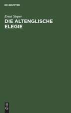 Die altenglische Elegie