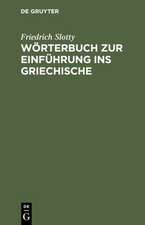 Wörterbuch zur Einführung ins Griechische