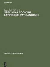 Specimina codicum Latinorum Vaticanorum