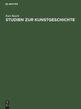 Studien zur Kunstgeschichte