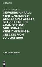 Gewerbe-Unfallversicherungsgesetz und Gesetz, betreffend die Abänderung der Unfallversicherungsgesetze vom 30. Juni 1900: Text-Ausgabe mit Anmerkungen und Sachregister