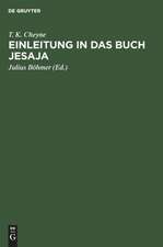 Einleitung in das Buch Jesaja: deutsche Übersetzung unter durchgängiger Mitwirkung des Verfassers