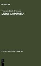 Luigi Capuana: Critic and novelist