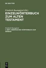 Hebräisches Wörterbuch zur Genesis