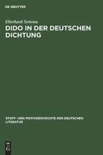 Dido in der deutschen Dichtung