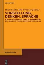 Vorstellung, Denken, Sprache